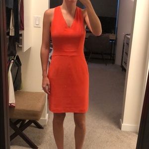 Banana Republic coral colored dress